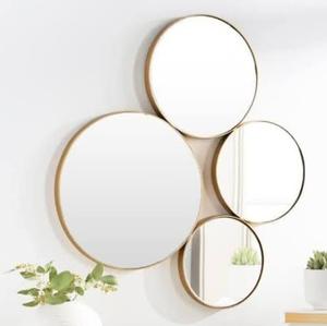 Miroir mural de décoration pour la maison et le jardin, design classique à feuilles, cadre de miroir artisanal, finition personnalisée, miroir mural au prix le plus bas - Product Image 4