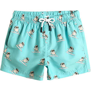 Pantalones cortos con cordón para hombre, Shorts de poliéster para playa, a granel - Product Image 1