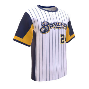 Maillot de baseball personnalisé en gros meilleure qualité maillot de baseball respirant fabriqué au Pakistan - Product Image 4