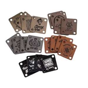 เข็มขัดหนังสำหรับธุรกิจที่สามารถปรับแต่งได้พร้อมโลโก้สีน้ำตาลผ้าสิ่งทอแบบยั่งยืนสำหรับเสื้อผ้าสามารถปรับแต่งฉลากได้ - Product Image 2