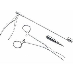 Mcgivney ชุดเครื่องมือผ่าตัดพื้นฐานพื้นฐาน, คีมสเตนเลสสำหรับการผ่าตัดด้วยมือ - Product Image 3