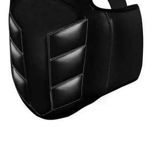 Protège-poitrine de boxe de taille réglable en cuir Offre Spéciale 2024 avec logo personnalisé protecteur et durable fabriqué au Pakistan - Product Image 6