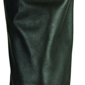 OEM / ODM Streetwear <b>Men</b> Genuine <b>Leather</b> <b>Pants</b> High Quality Plain Dyed Logo Waist Straight Button Fly Windproof Eco-Friendly - Product Image 4