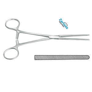 Pince à tissu intestinal Baby-Doyen en acier inoxydable de haute qualité droite 18cm / 7 "Fabricant d'instruments chirurgicaux - Product Image 2