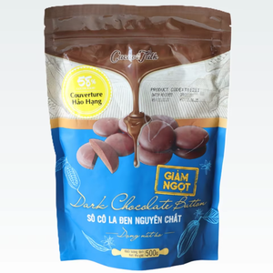 ช็อคโกแลตดาร์กช็อกโกแลตแบบกระดุมสำหรับ58% อาหารเบเกอรี่รสขม - Product Image 1