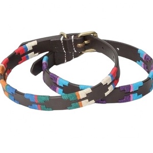 Luxury Leather Polo <b>Dog</b> <b>Collar</b> Lace Decoration Walking Pet Accessories - Product Image 1