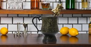 Handmade 100% Pure Brass Beer Stein Unique Tankard Look 18 oz Ice Cold Beer/Moscow Mules for Mugs Gift <b>Cup</b> Design - Product Image 2