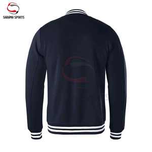 Chaquetas de Béisbol Vintage Personalizadas con MOQ Bajo para Hombre, Chaqueta Varsity de Cuero Bordada con Logotipo, Chaqueta Varsity al por Mayor - Product Image 4