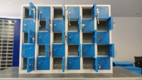 Mini casier en métal, 30 compartiments, serrure à clé en acier, Fitness, gymnase, école, hôpital, usine, trente niveaux