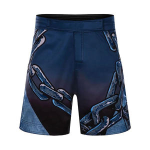 Shorts de sport MMA pour hommes 2025, respirants, séchage rapide, uni, 100% élasthanne/polyester, léger - Product Image 1