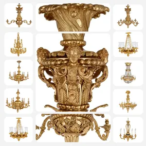 Floral Canopy Chandelier Fixture Cast Solid Brass Ceiling Lamp Canopy