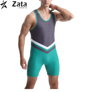ชุดซิงเกิลเล็ตมวยปล้ำชายคุณภาพสูง ZATA SPORTS ผลิตตามสั่ง ขายส่งจากโรงงาน ผลิตจากผ้าสแปนเด็กซ์/โพลีเอสเตอร์ ยืดหยุ่นได้ - Product Image 6