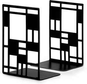 Sujetalibros de Hierro en Forma de L Personalizado de Fábrica, Soporte para Libros Negro, Sujetalibros Decorativo de Metal Moderno - Product Image 4