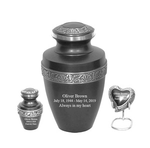 Urna Funeraria de Cenizas Grises, una Hermosa Urna para Hombre o Mujer, Se Puede Grabar, para Adultos, Hombres y Mujeres, Grande, para Cenizas de Hombre - Product Image 4