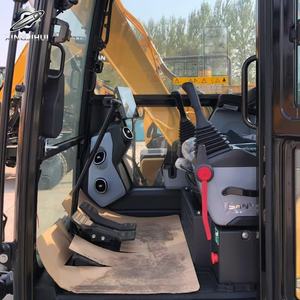 Excavadora de cadenas Sany75C usada, 7 toneladas, cucharón de 0.3m³, marca china original, excavadora de construcción de tamaño pequeño, pocas horas de uso, certificación CE - Product Image 4