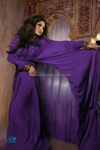 <b>Plain</b> Soft Purple <b>Colour</b> Kaftan Best for Summer Wear for Islamic Women Clothing - Product Image 2