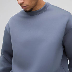 Nouveau arrivé 2025 100% coton hommes sweat personnalisé brodé logo lourd 500GSM confortable homme sweat - Product Image 3