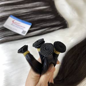 Extensions de cheveux humains vietnamiens tissées à la main, couleur naturelle, 100 % vierges, cuticules alignées, meilleur prix, meilleure qualité - Product Image 5