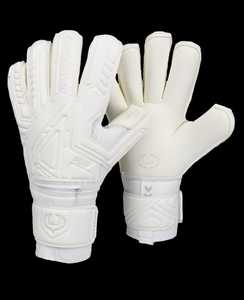 Guantes de portero de alta calidad, Material de transpirable blanco, guantes de portero de látex hechos a medida para deportes de fútbol - Product Image 5