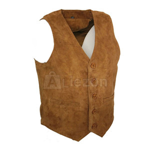 Otoño Invierno mujer Chaleco de cuero sin mangas mejor calidad mujer Chaleco de cuero genuino chaleco chaqueta - Product Image 3