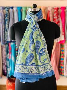 Diseñador Jaipur hecho a mano Sarong bloque impreso bufanda de algodón Color personalizado hermosa playa desgaste cuello cubierta Pareo Reversible - Product Image 3