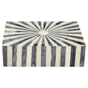 Cajas de hueso de alta calidad estándar del fabricante indio, gran variedad, organizador de joyería de resina de madera, diseño MDF, Lamettierartz - Product Image 6