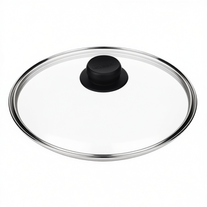Tapa de Vidrio Cromada Pulida de 28 cm para Ollas Pyrex, Modelo B28CL00 7046 - Product Image 2