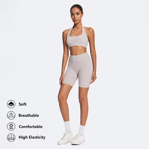 Ensembles de vêtements de sport actifs 2025 pour femmes, vêtements de sport pour femmes, vêtements de fitness, vêtements de sport serrés, ensembles de fitness élastiques, ensembles de yoga à manches courtes - Product Image 3
