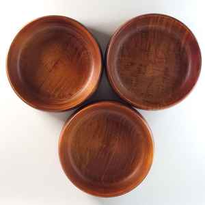 Bol en bois de manguier écologique et durable, sculpté à la main, pour salade, riz et fêtes - Product Image 3