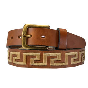 Ceinture de sport personnalisée en cuir pour l'équitation, ceintures de polo disponibles dans toutes les tailles et couleurs, produits équestres bon marché, service OEM - Product Image 1