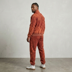 Conjunto Deportivo para Hombre, Sudadera con Cremallera Color Marrón Oxidado, Pantalones Jogger Bordados, Ropa Deportiva Casual, Ropa Deportiva para Fitness - Product Image 2