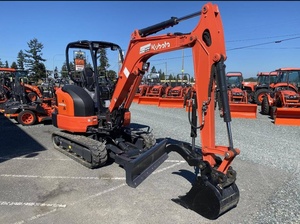 Mini-excavatrice Kubota 3 tonnes, pelle compacte KX033-4, excavatrice à queue zéro pour la construction, l'aménagement paysager, les travaux publics - Product Image 5