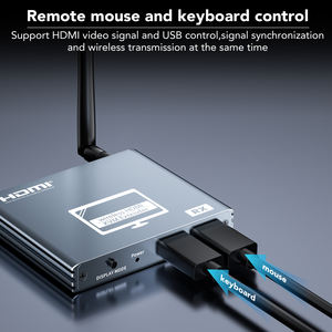Transmisor y Receptor Inalámbrico HDMI KVM SYONG, Kit Extensor Inalámbrico con <span class=keywords><strong>Antena</strong></span>, Transmisión sin Pérdidas de 200M 1080P con Salida en Bucle - Product Image 6