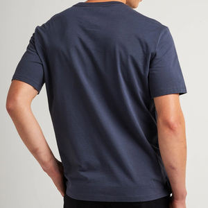 Bamboo Cotton Men's Tshirts Short Sleeve Tshirt with <b>Pocket</b> Summer Mens Tee <b>Shirt</b> Top Sustainable O-Neck <b>T</b>-<b>shirts</b> for men - Product Image 4