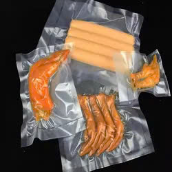 Sellador de Alimentos al Vacío Transparente Resistente a 131 Grados, Bolsa Retorta para Congelador, Sellado Térmico PA+PE para Galletas, Apto para Microondas - Product Image 5