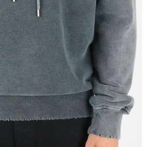 Sudadera con Capucha para Hombre, Estilo Casual, Personalizada, Sin Cordones, con Bolsillo, Gruesa, Lavada con Ácido, Estampada para Invierno, 100% Algodón Orgánico - Product Image 5