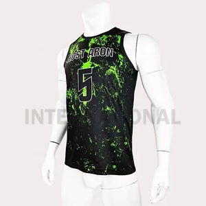 Meilleure vente en gros de maillots de basket-ball en polyester nouveau design vêtements de sport respirants shorts vêtements de sport imprimés logo grande taille été XS - Product Image 3