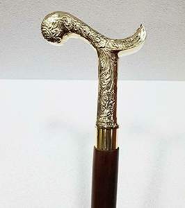 Tirador Decorativo de Latón Dorado para Puertas y Armarios - Product Image 4