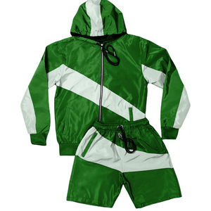 Conjunto de Anorak cortavientos de talla grande con estampado personalizado para hombre, transpirable, ligero, sostenible, para adultos, respetuoso con el medio ambiente, otoño - Product Image 2