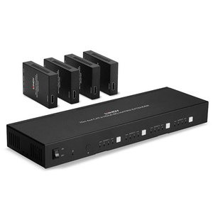 Mejor Oferta para Extensor de Matriz HDMI e IR de 70m Cat.6 220V 4K60 4x4 para Señalización Digital y Pantallas - Product Image 2