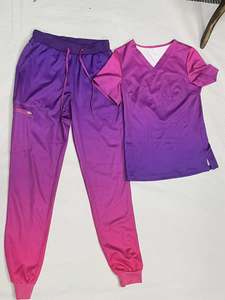 Conjunto de uniformes médicos de mujer de diseño personalizado, uniforme de Enfermería de punto, uniformes de hospital al por mayor, Dropshipping personalizado para mujer - Product Image 6