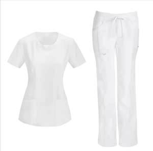 Costume personnalisé pour femmes et hommes pour soins infirmiers hospitaliers d'été Uniforme hospitalier de qualité supérieure Uniforme médical pour soins infirmiers - Product Image 3