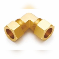 Raccord coudé à compression en laiton forgé durable, résistant à la corrosion, classe 150, 90 degrés, filetage mâle, pour conduites d'air