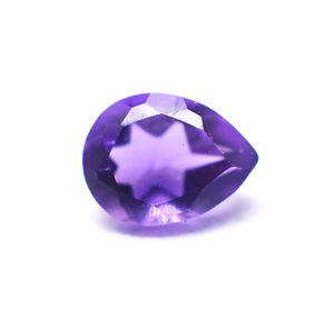 Pierres précieuses en améthyste naturelle, facettées en forme de poire, calibrées, tailles pour la fabrication de bijoux, pierres en vrac, 4x3 mm, améthyste africaine facettée en forme de poire - Product Image 6