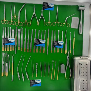 Juego de Instrumentos de Rinoplastia de Primera Calidad, 57 Piezas, Instrumentos de Acero para Cirugía Plástica de Nariz, Aprobado por CE ISO13485, Accionamiento Manual - Product Image 1