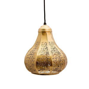 Moroccan Moorish Hanging Lantern Metal Pendant Light Fixture Antique Style Brass Finish Glass Ceiling <b>Lamp</b> For Home Decor - Product Image 5