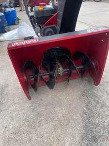 Souffleuse à neige à essence à deux étages Craftsman, composant principal du moteur, pompe, balayeuse à neige efficace, garantie 1 an, dimensions 91x64x71cm - Product Image 4