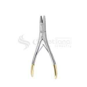 Alicates ortopédicos de punta plana de acero inoxidable de 18 cm de calidad superior, fuente de alimentación Manual, instrumentos quirúrgicos para base de alambre - Product Image 5