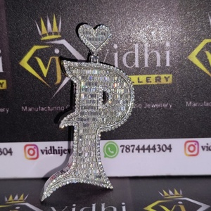 VVS Moissanite Pendentif Belle Argent Unisexe Hip-Hop Tendance Direct Usine Lab Cultivé Diamant Pendentif Fine Pendentifs Charmes - Product Image 2