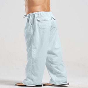Pantalon de jogging pour homme, qualité supérieure, design personnalisé, nouvelle tendance, coupe décontractée, pantalon de yoga et de course, 100% lin, léger, haute qualité - Product Image 2